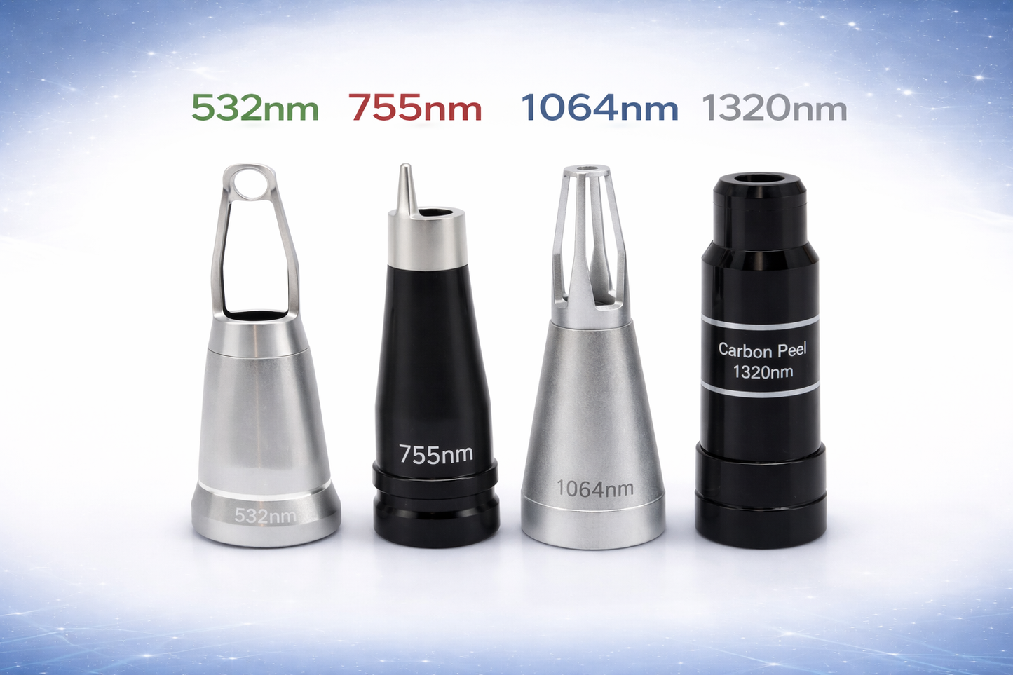 Ponteiras 24mm Nd:YAG Q-Switched – 532, 755, 1064 e 1320nm | Modelo Bastão ou Compatível | Unidade ou Kit