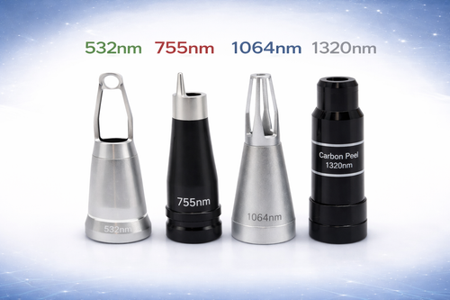 Ponteiras 24mm Nd:YAG Q-Switched – 532, 755, 1064 e 1320nm | Modelo Bastão ou Compatível | Unidade ou Kit